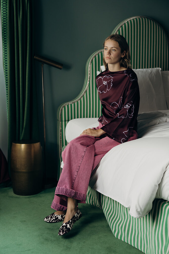 Cou Cou Collection Marie Jeans - Pink Denim