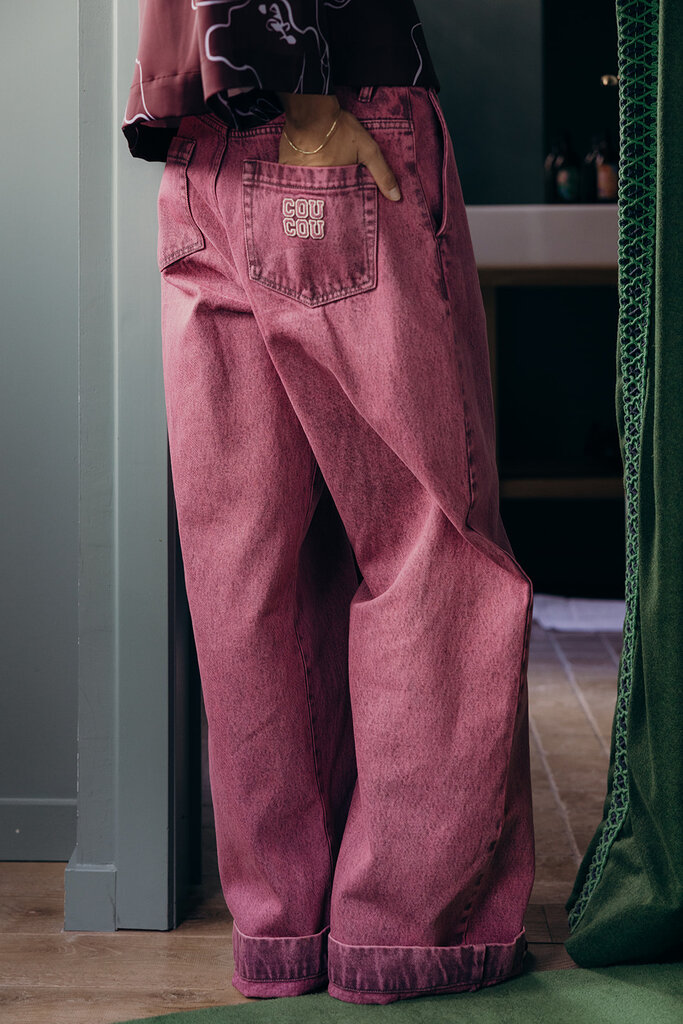 Cou Cou Collection Marie Jeans - Pink Denim