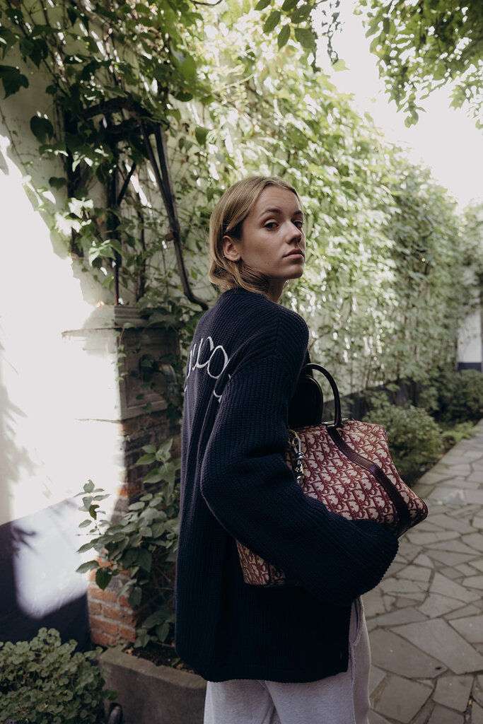 Cou Cou Collection Bellini Cardigan - Navy