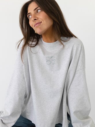 Cou Cou Collection Mimosa Tee Long Sleeves - Grey