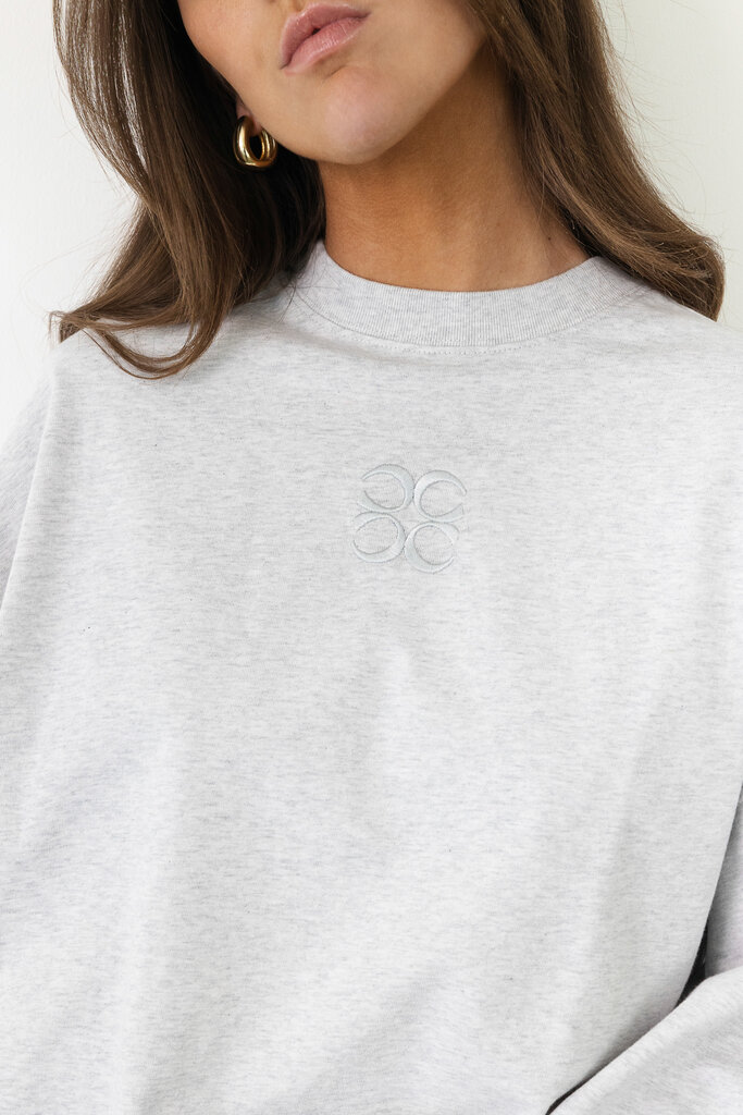 Cou Cou Collection Mimosa Tee Long Sleeves - Grey