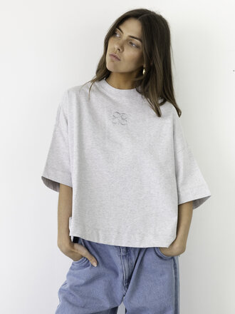 Cou Cou Collection Mimosa Tee Short Sleeves - Grey