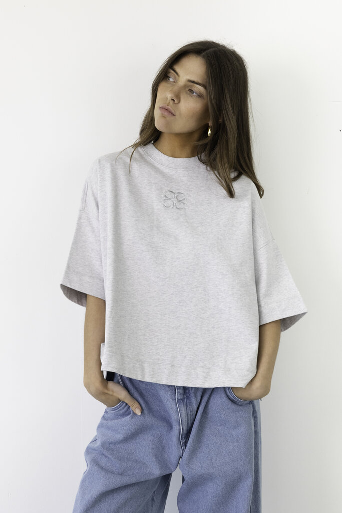 Cou Cou Collection Mimosa Tee Short Sleeves - Grey