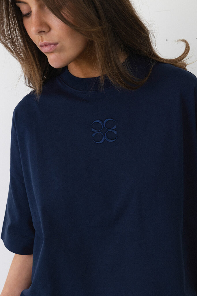 Cou Cou Collection Mimosa Tee Short Sleeves - Navy