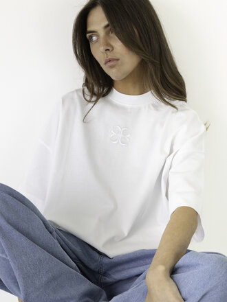 Cou Cou Collection Mimosa Tee Short Sleeves - White