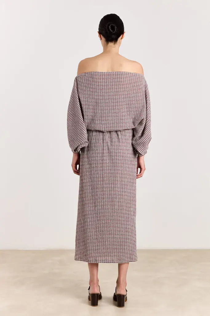 Studio Clique An Blouse - Cranberry/Light Grey