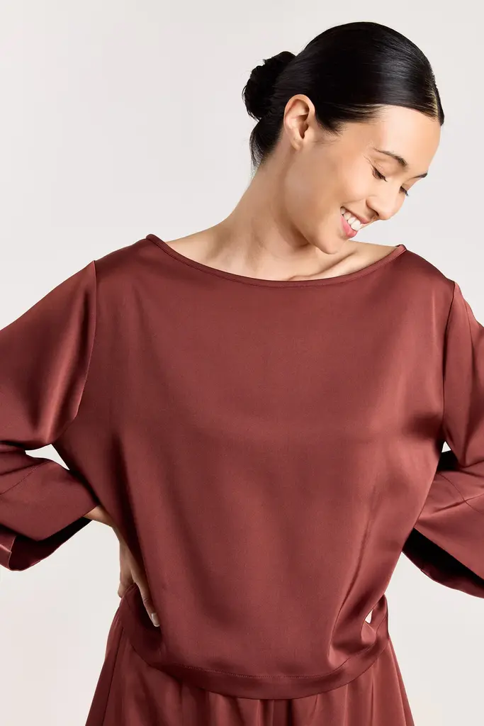 Studio Clique Margot Top - Cranberry