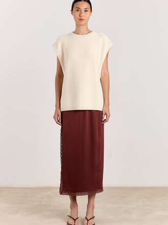 Studio Clique Janine Skirt - Cranberry