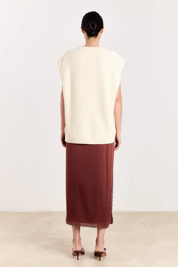 Studio Clique Janine Skirt - Cranberry