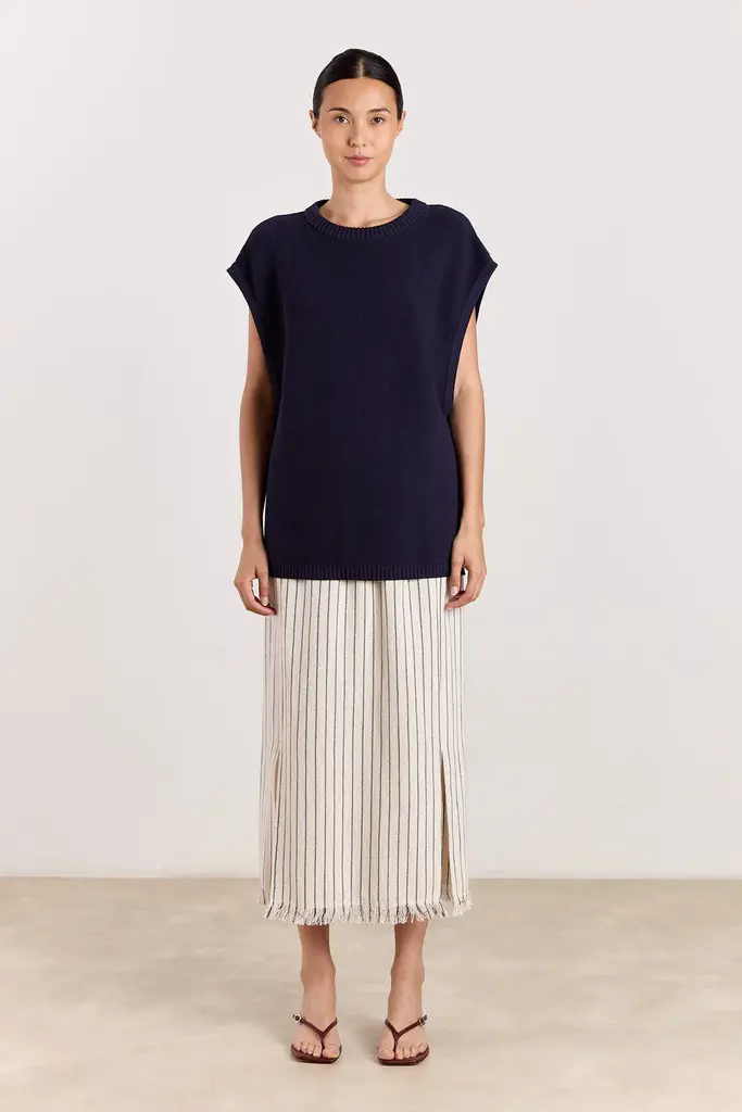 Studio Clique Ashley Knit Top - Navy