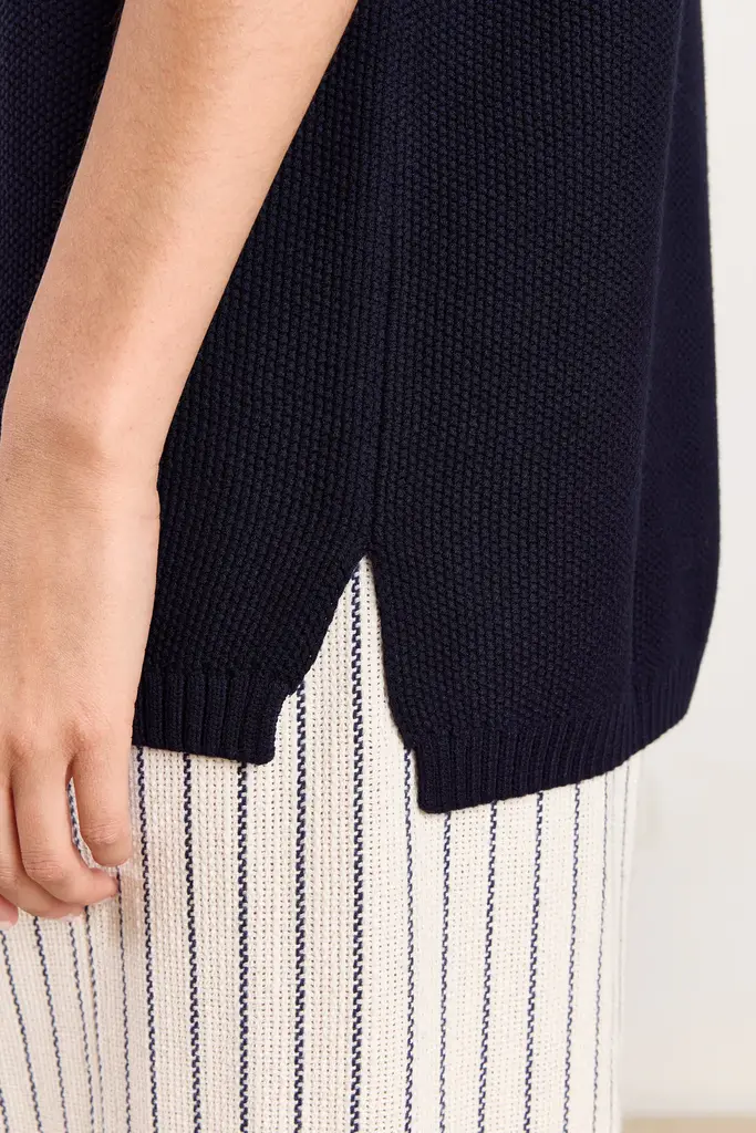 Studio Clique Ashley Knit Top - Navy