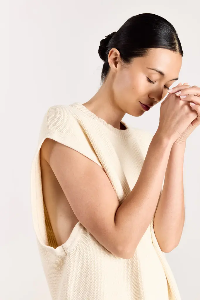 Studio Clique Ashley Knit Top - Cream