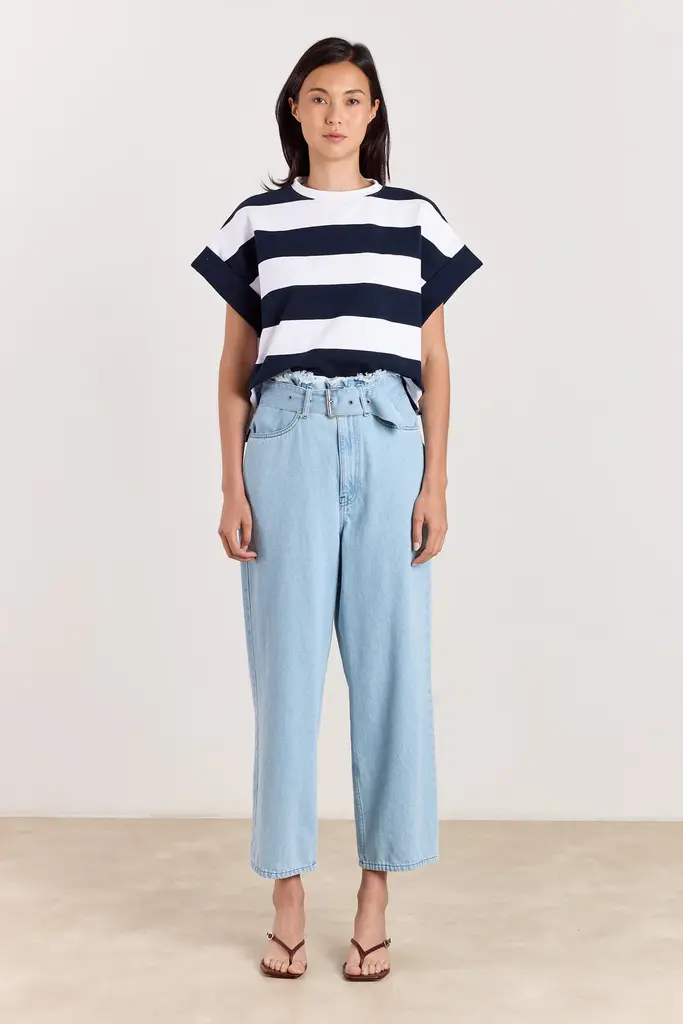 Studio Clique Mika Tee - Navy/White