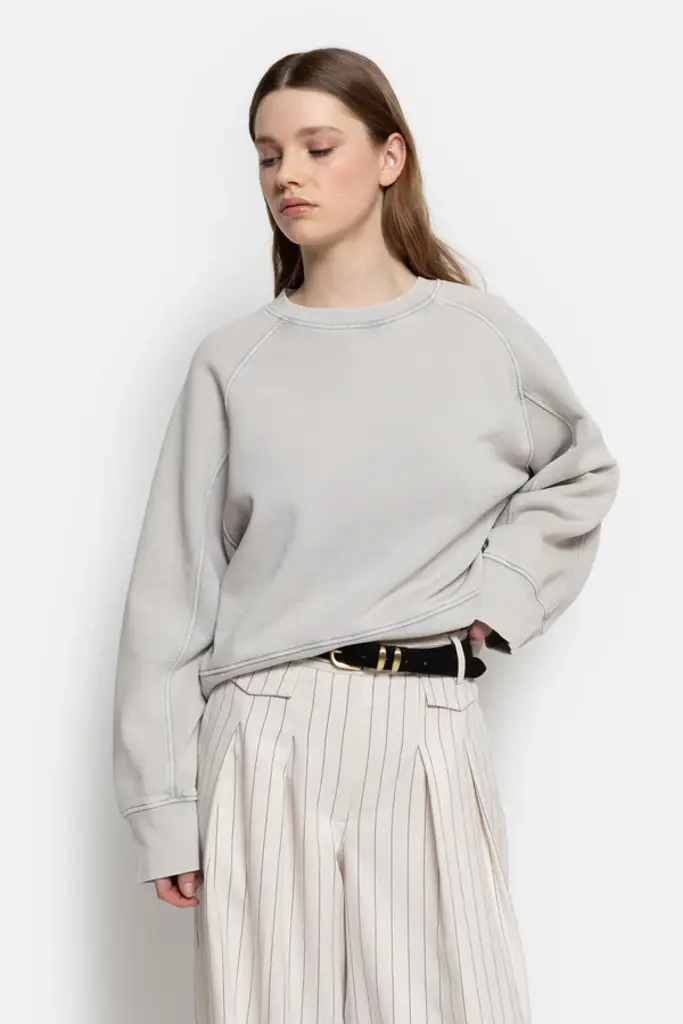 Âme Antwerp Mike Sweater - Natural Grey