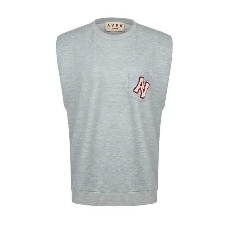 AVDW Sue Sleeveless Sweater - Grey