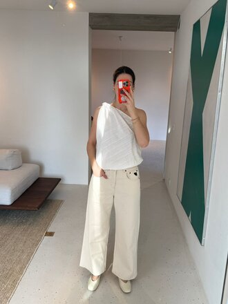 Bad Habits Fiona Top - White