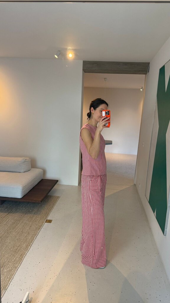 Bad Habits Flora Pants - Red