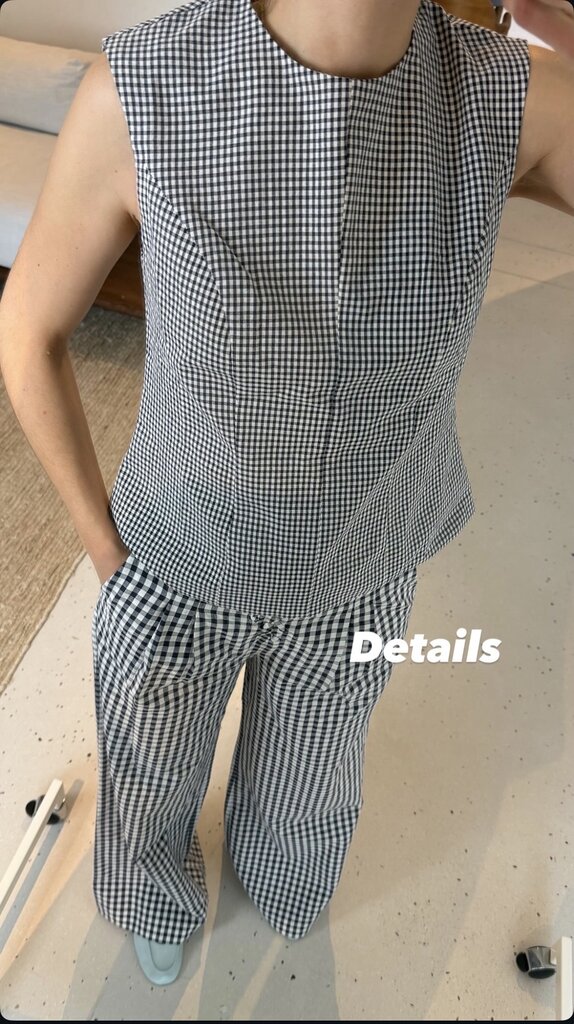 Bad Habits Flora Pants - Navy