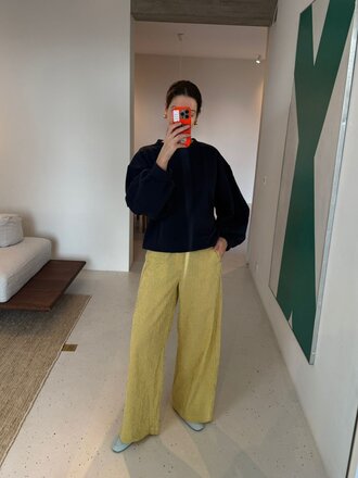 Bad Habits Almu Pants - Yellow