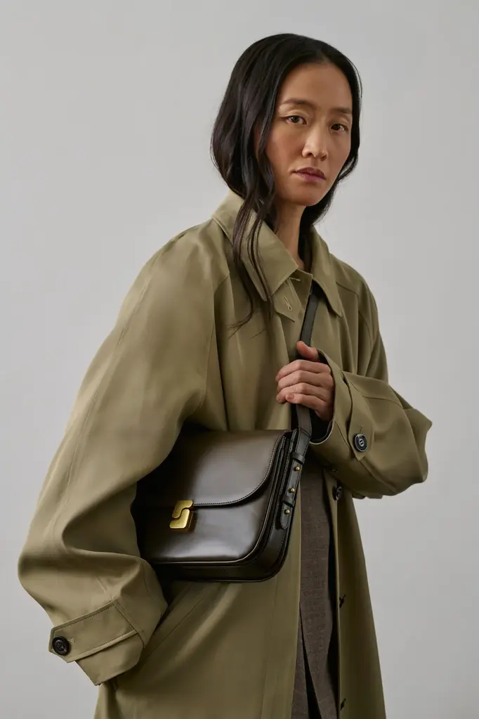 Soeur Bellissima Maxi Handbag - Kaki