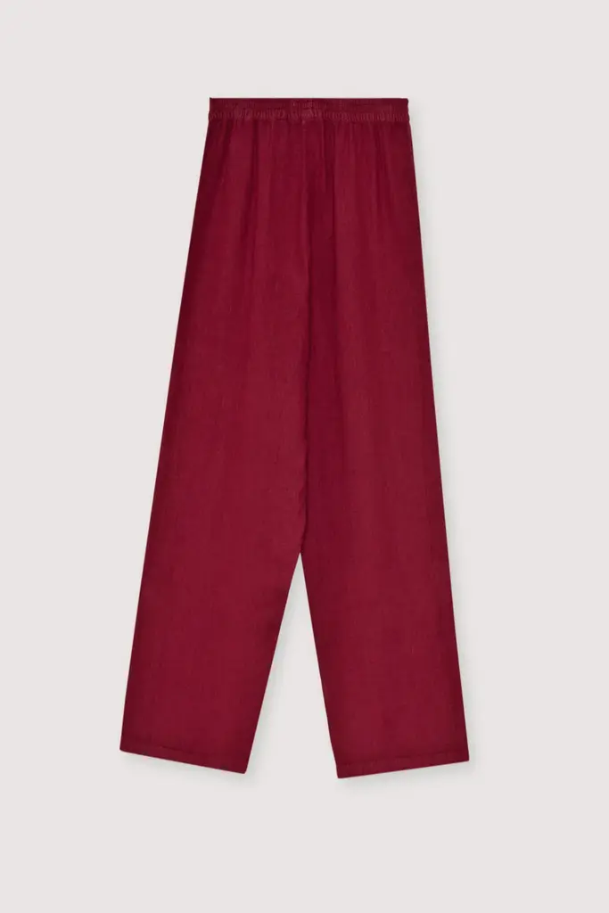 The New Society Melissa Pants - Crimson/Wine
