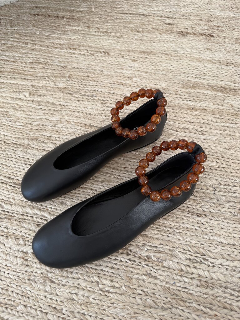 ODARE Alma Ballerina - Nappa Nero