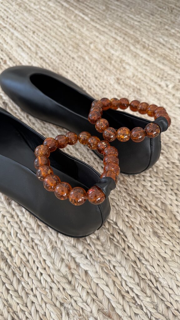 ODARE Alma Ballerina - Nappa Nero