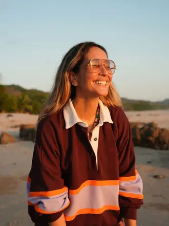 COCO Y MARIA Hugo Polo - Bordeaux - Lilac - Orange