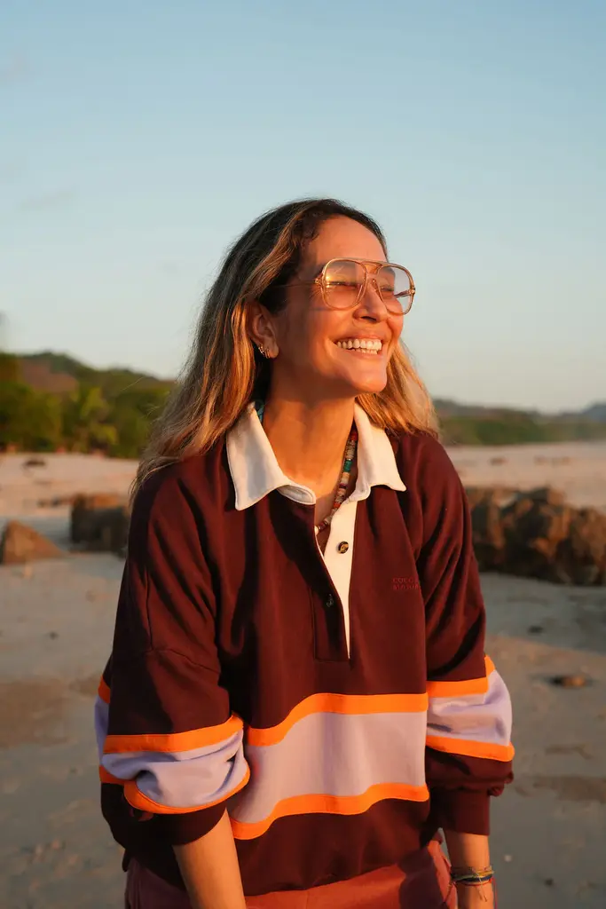 COCO Y MARIA Hugo Polo - Bordeaux - Lilac - Orange