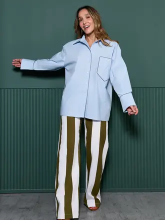 COCO Y MARIA La Camisa Solana - Light Blue