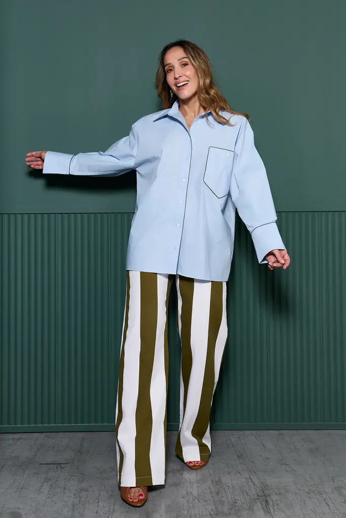 COCO Y MARIA La Camisa Solana - Light Blue