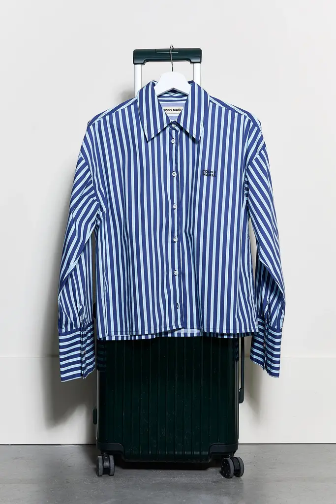 COCO Y MARIA La Camisa Classic - Blue Stripe