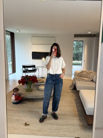 RE/BORN Raffa T-shirt - Offwhite