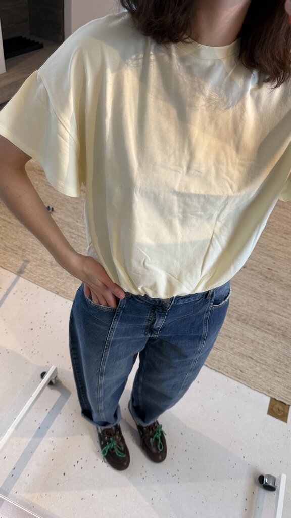 RE/BORN Raffa T-shirt - Butter