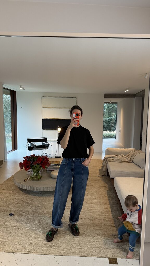 RE/BORN Raffa T-shirt - Black