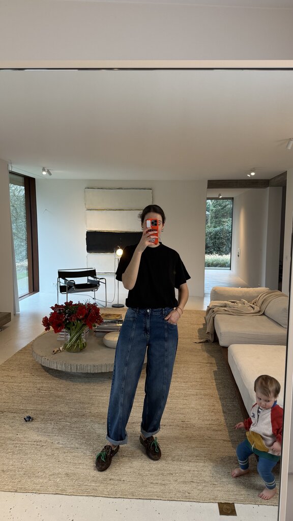 RE/BORN Raffa T-shirt - Black