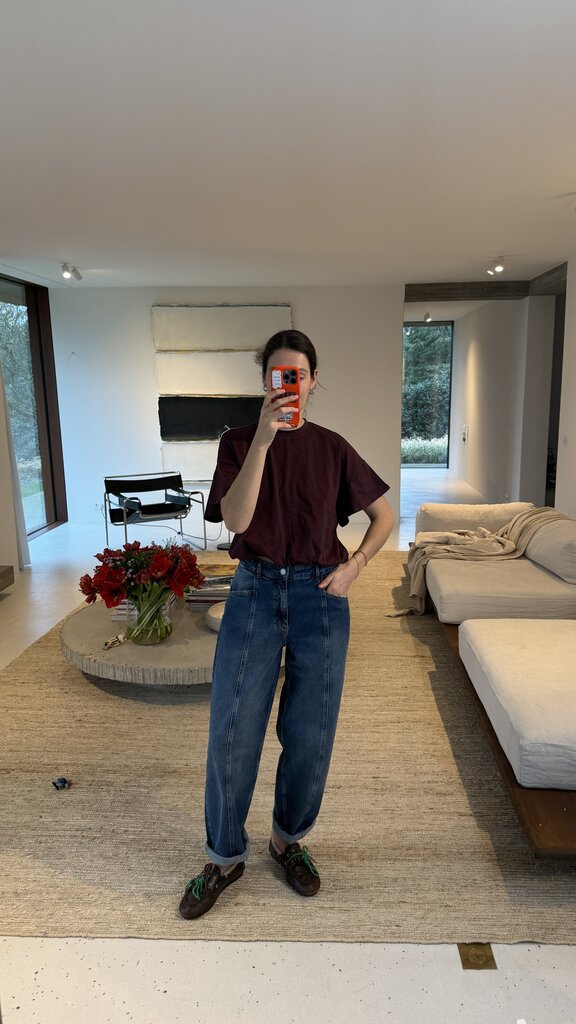 RE/BORN Raffa T-shirt - Vino