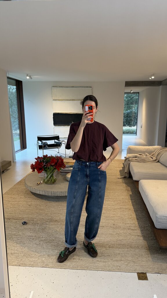 RE/BORN Raffa T-shirt - Vino