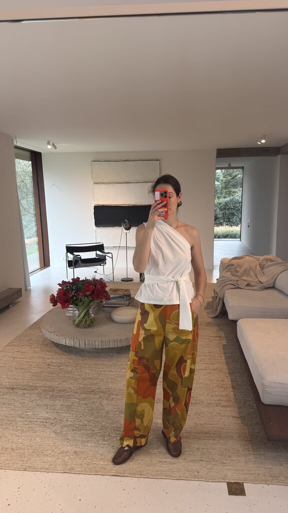 RE/BORN Una Top - Offwhite