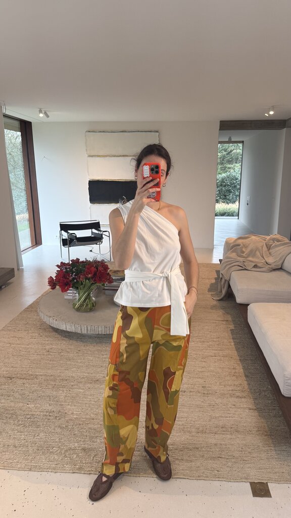 RE/BORN Una Top - Offwhite