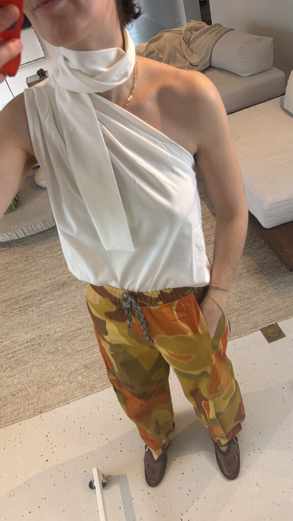 RE/BORN Una Top - Offwhite