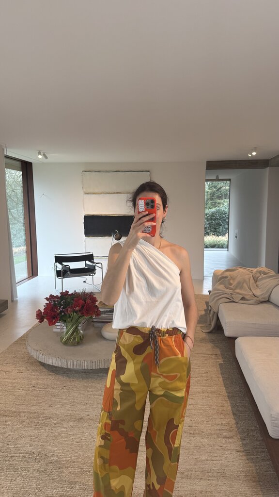 RE/BORN Una Top - Offwhite