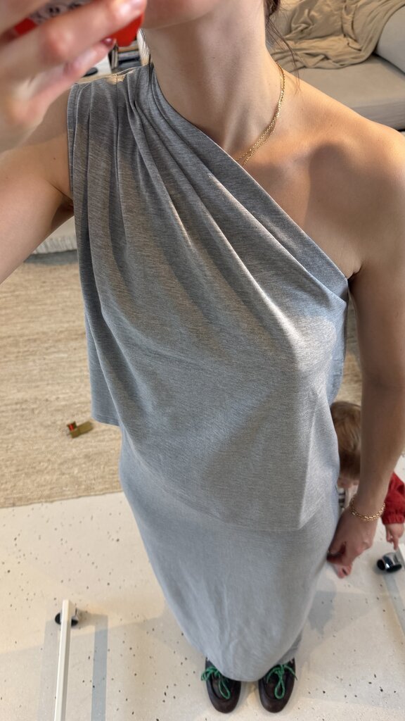 RE/BORN Una Top - Gray Melange