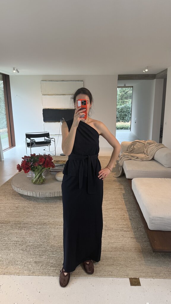 RE/BORN Una Top - Dark Blue