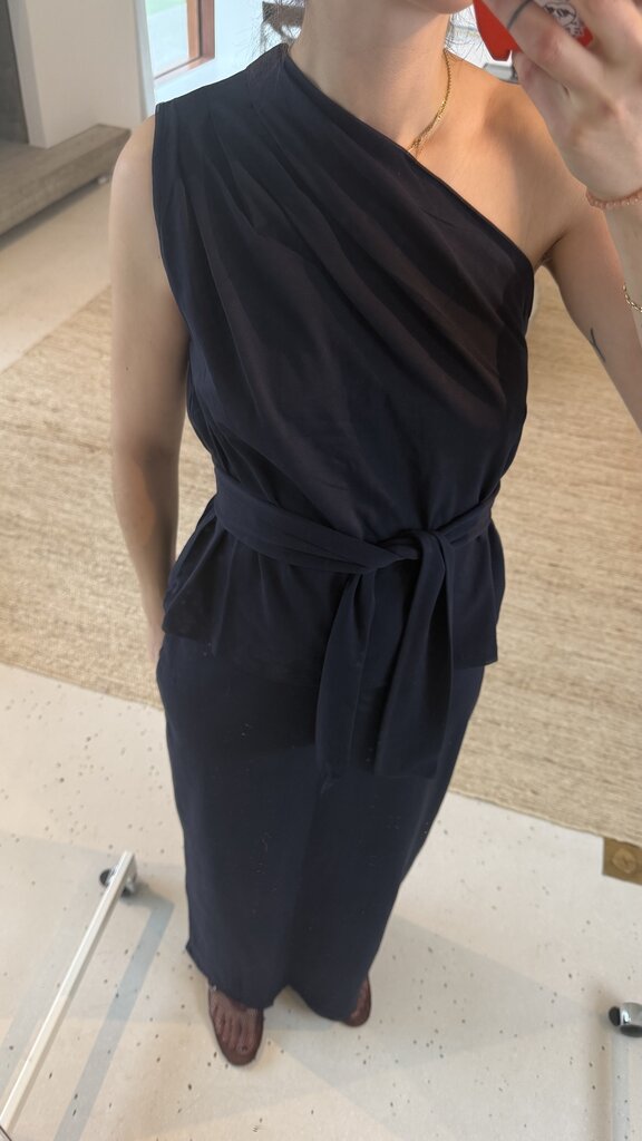 RE/BORN Una Top - Dark Blue