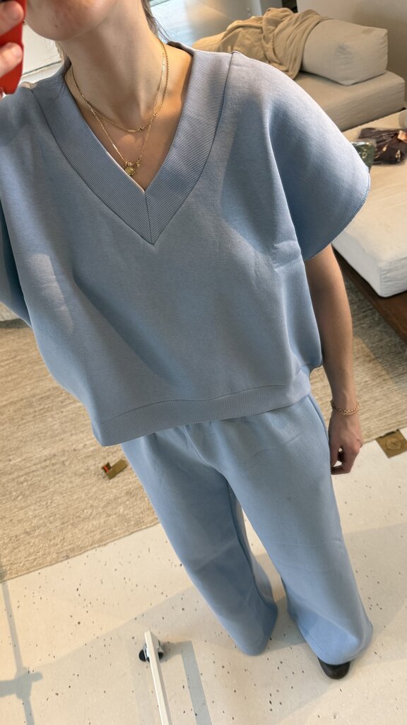 RE/BORN Barcelona sweater - Light blue