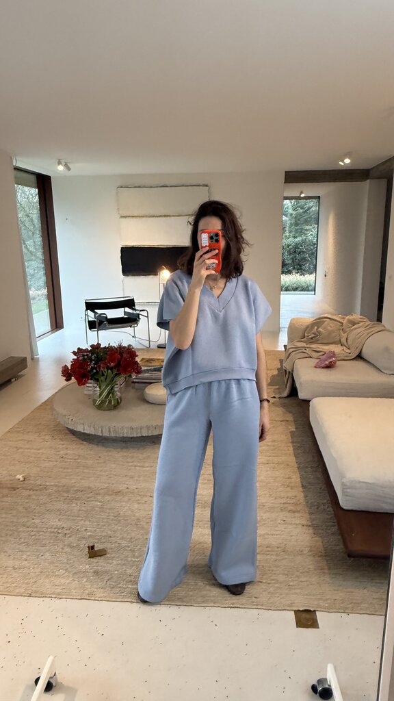 RE/BORN Barcelona sweater - Light blue