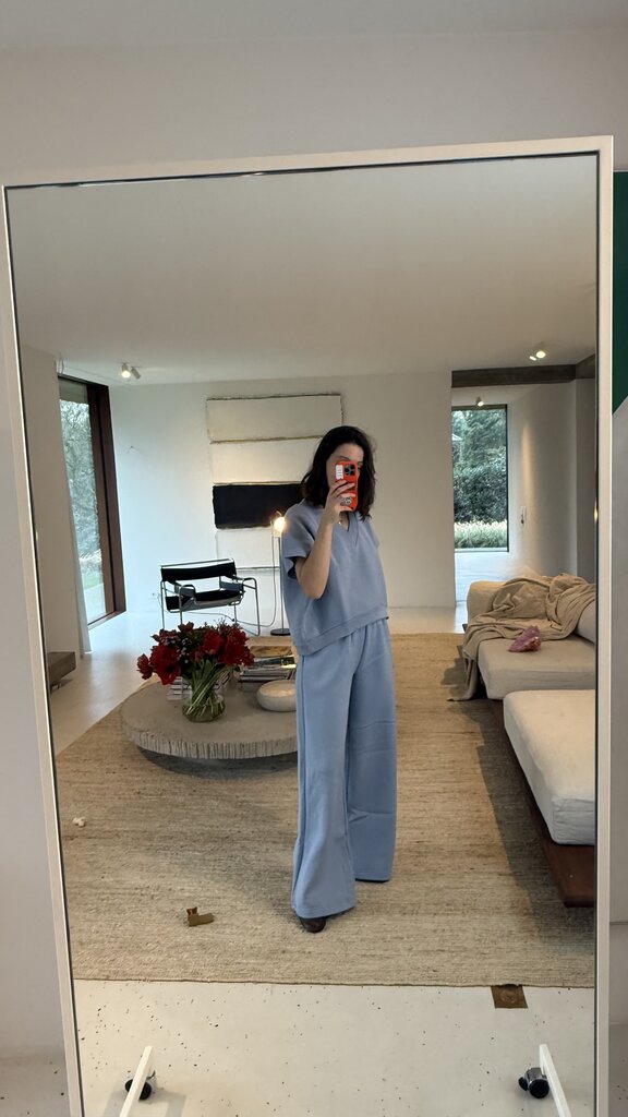 RE/BORN Barcelona sweater - Light blue