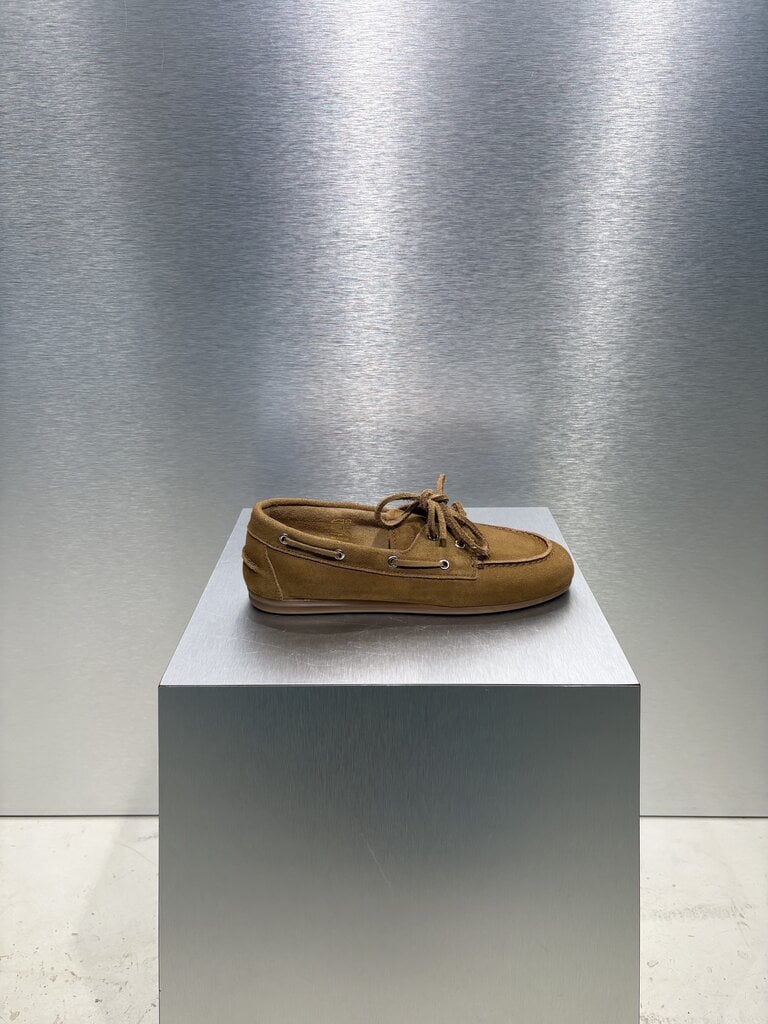 Posa Boat Loafer Suede - Camel