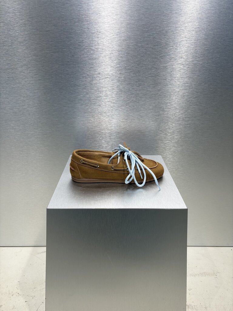 Posa Boat Loafer Suede - Camel